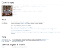 Tablet Screenshot of camilstaps.nl